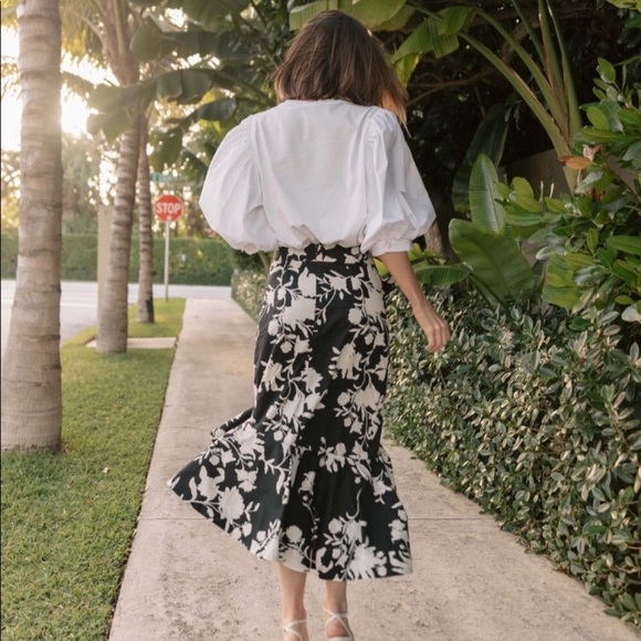 NWT Johanna Ortiz x H&M Flounce Skirt - Picture 5 of 11